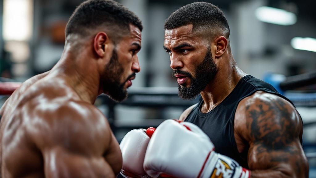 Experienced Title Holder Discusses Training Methods and Nutritional Strategies with Aspiring Boxers